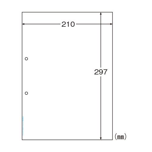 ヒサゴ マルチプリンタ 帳票 抗菌紙 A4 白紙2穴 BPK2001 1冊 |  | 01