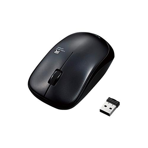 エレコム ＩＲマウス EＮEＬＯ静音ボタン 無線 M-IR07DRSBK 1個 | 