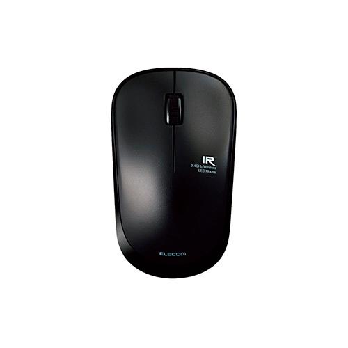 エレコム ＩＲマウス EＮEＬＯ静音ボタン 無線 M-IR07DRSBK 1個 |  | 01
