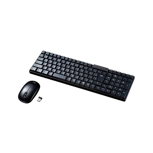 サンワサプライ マウス付きワイヤレスキーボード SKB-WL34SETBK 1セット | 