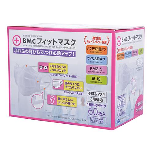 BMC フィットマスク レディース＆ジュニア 956393 60枚入 | 