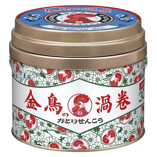 大日本除虫菊 金鳥の渦巻 缶入り （30巻入） 409021 1缶 | 