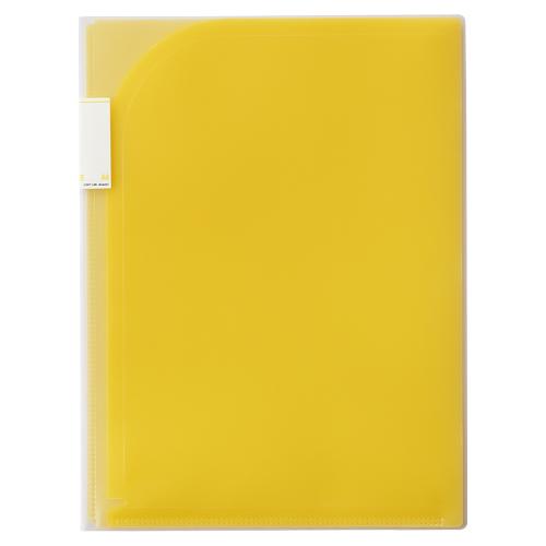 リヒトラブ 6ポケットホルダー Ａ4 黄 F-3412-5 1枚 | 