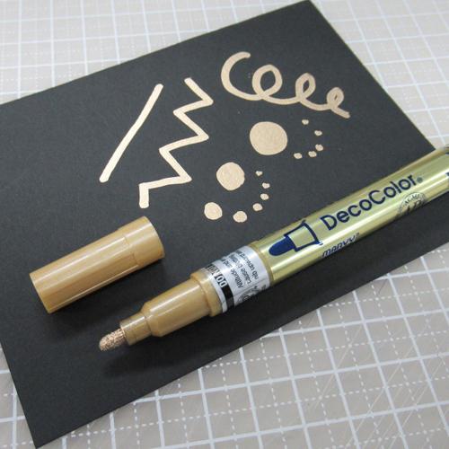 マービー デコカラープレミアム ゴールド細字 240-G 1本 |  | 01