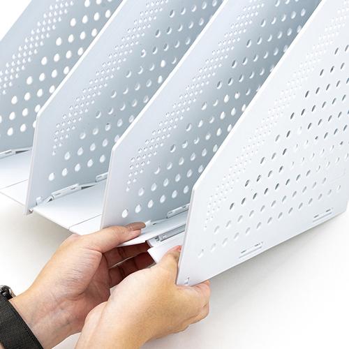 セキセイ のび〜るボックス ホワイトグレー SRO-1143-72 1個 |  | 02