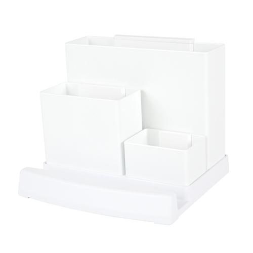 カール デスクオーガナイザー ホワイト TS-003-W 1個 | 