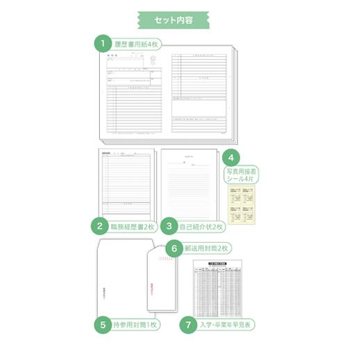 菅公工業 履歴書用紙 Ａ4 厚生労働省様式例 リ156 1冊 |  | 01