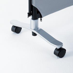 林製作所 ZIP LINK システムパーティション キャスター付安定脚 YS-OP02 20個 | 