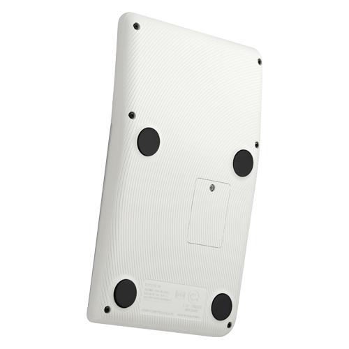 カシオ 人間工学 電卓 ジャストタイプ（白） JE-12D-WE-N 1台 |  | 03