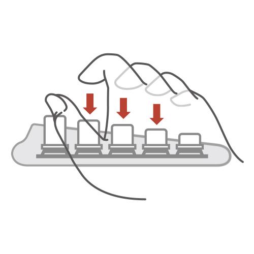 カシオ 人間工学 電卓 ジャストタイプ（白） JE-12D-WE-N 1台 |  | 04