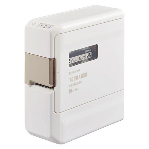 キングジム ラベルプリンター「テプラ」ＰＲＯ SR-R2500Pシロ 1台 | 