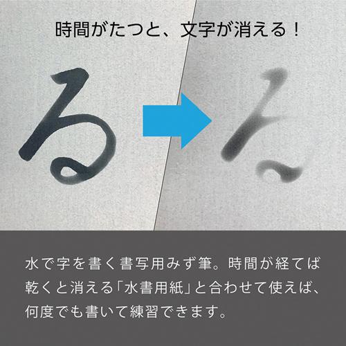 ぺんてる 書写用みず筆中字 FRG-M 1本 |  | 04