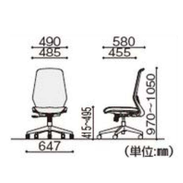 エレコム オフィスチェア メッシュ張り ブルー CK01(BL) 1脚 |  | 01