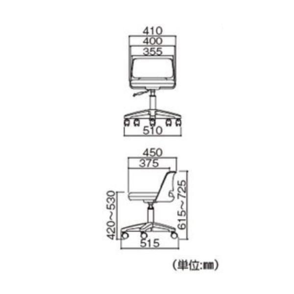 ノーリツイス ソフトスツール ビニールレザー張り ミドル TSMN-B24L-CP 1台 |  | 01