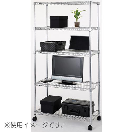 ドウシシャ ルミナス ホームラック 5段90Ｗ NLH9018-5 1個 | 