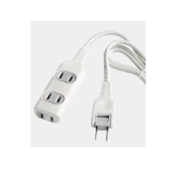 ELPA EDLPコード付タップ 2m LPT-302N(W) 1個 | 