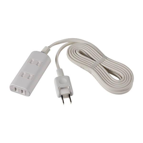 ELPA 扉付タップラン3Ｐ 3m WBT-N3030B(W) 1個 | 