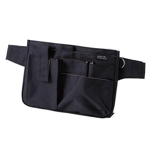 クツワ 文具エプロンバッグ （ブラック） BE021BK | 