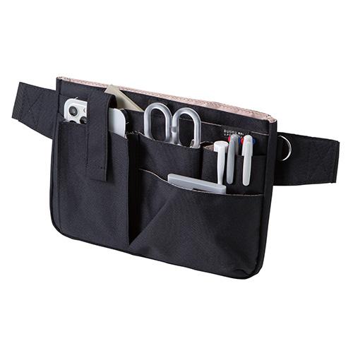 クツワ 文具エプロンバッグ （ブラック） BE021BK |  | 03