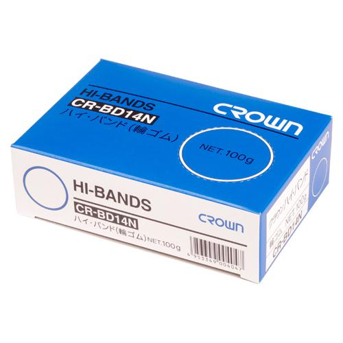 クラウン ハイバンド（輪ゴム）箱入 100ｇ CR-BD14N-AM 1箱 | 
