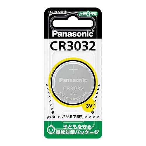 パナソニック リチウムボタン電池 CR3032 1Ｐ． | 