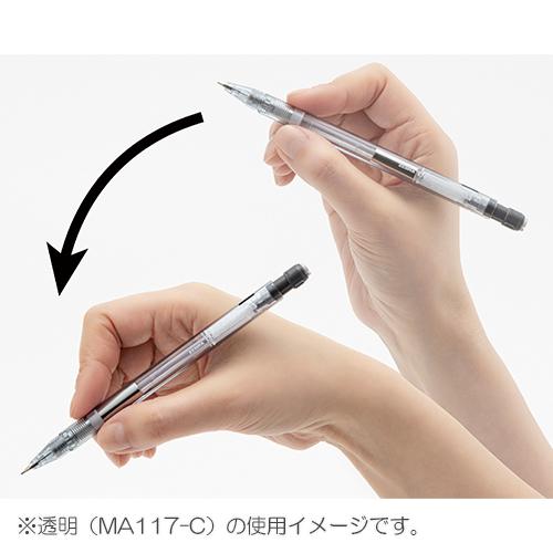 ゼブラ ノックペンシル シャーペン M-1700 透明 MA117-C |  | 01