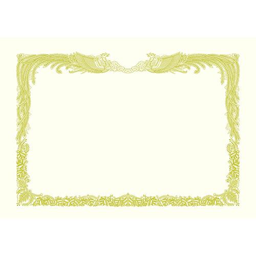 ササガワ 金箔賞状用紙 A4判 縦書用 白100Ｐ 10-3160 1箱