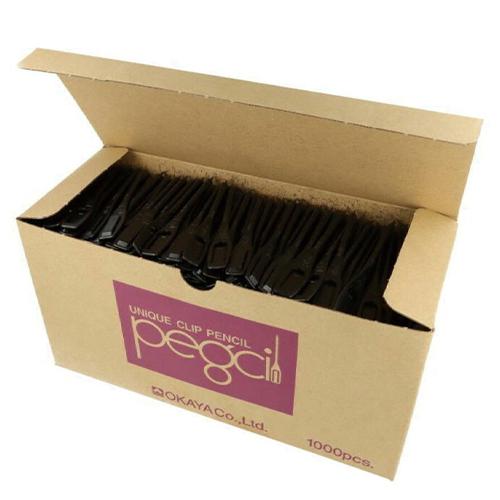 ベロス ペグシル ゴルフ鉛筆 1000本 紙箱入 PGCL-1000BK | 
