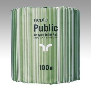 王子ネピア ネピアパブリックトイレットロール業務用 NP-1R100 1箱