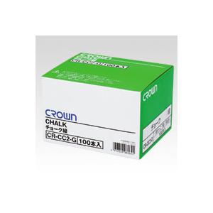 クラウン チョーク100本入 緑 CR-CC2-G 1箱 | 
