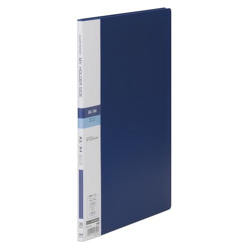 テージー マイホルダーサイド A4縦 20Ｐ 青 MS-342-02 1冊 | 