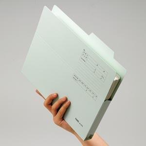 FAMS 持ち出しフォルダーカラー ブルー 10冊 219303 1P． : イーヅカ