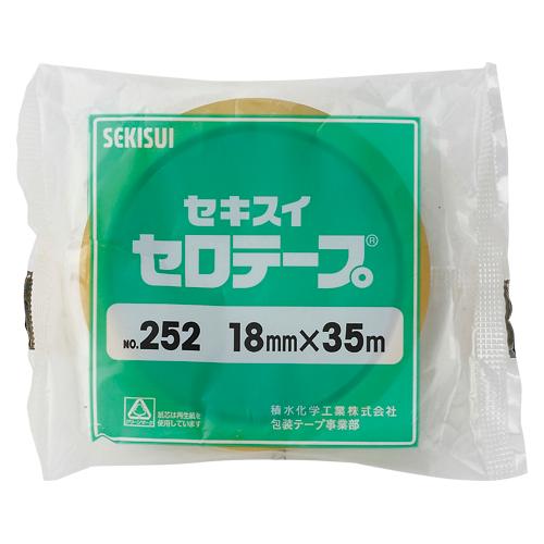 積水化学 セロテープ＃252Ｎ箱入18mmｘ35m C10BX03 1箱 |  | 01