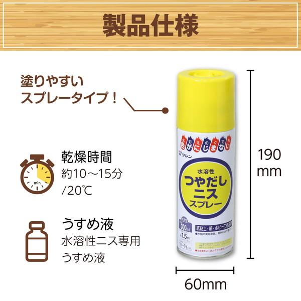 アーテック ワシン水溶性つやだしニス スプレー（300mｌ） 32014 |  | 03