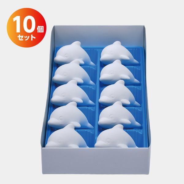 おみくじ工房 おえかき陶器うみのいきもの イルカ 10個セット 58890