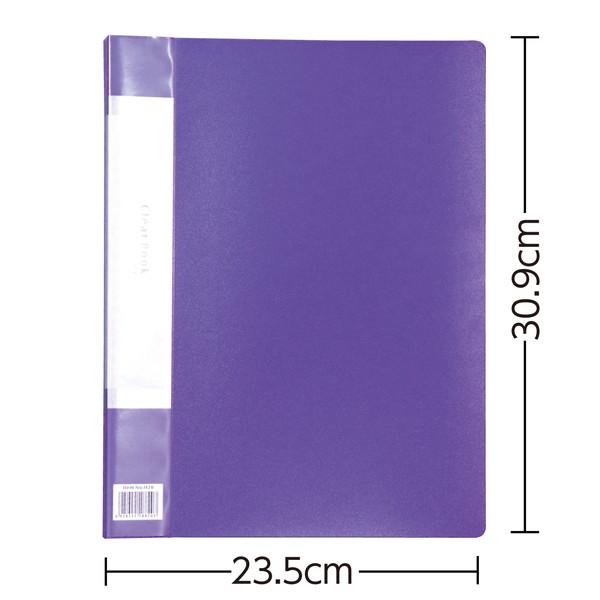 アーテック クリアブック A4横入れ（32ポケット）パープル10冊パック 92099 |  | 03