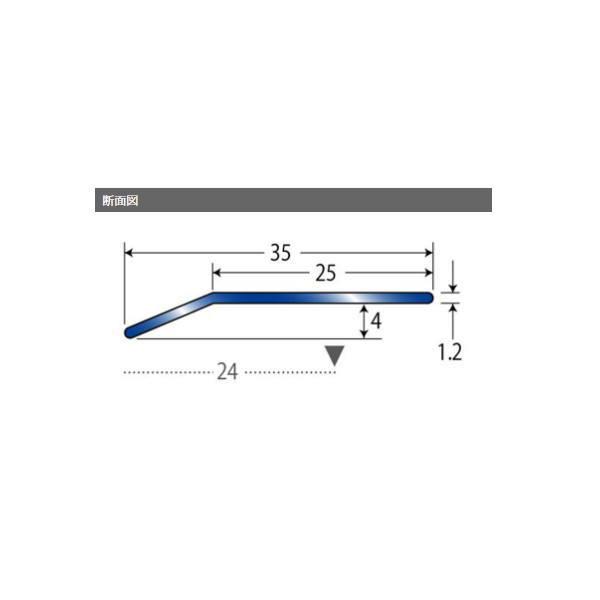 アシスト ヘの字押え 穴有 20-102B-2 ステンレス製 ヘアライン 2m長 |  | 01