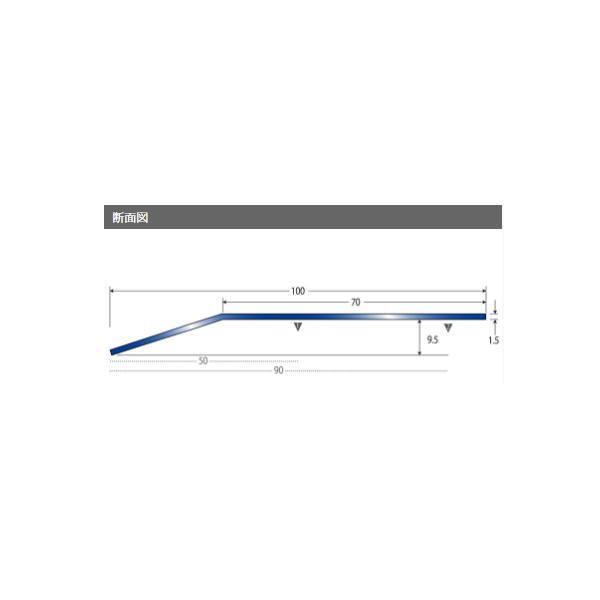 アシスト ヘの字押え 穴有 20-104-2 ステンレス製 ヘアライン 2m長 |  | 01