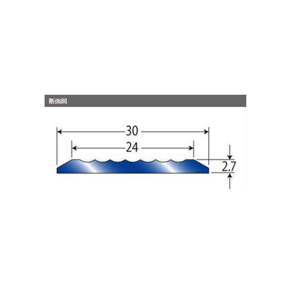 アシスト ヘの字押え 穴無 20-204-1 ステンレス製 ヘアライン 2m長 |  | 01
