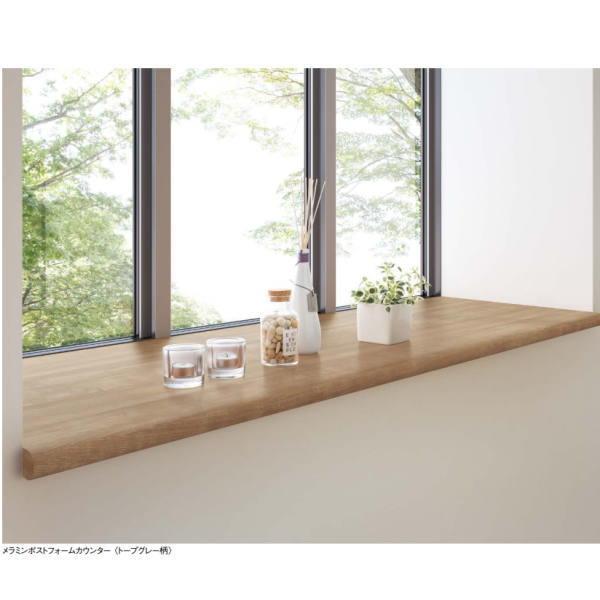 受注生産 DAIKEN メラミンポストフォームカウンター 40×450×1810mm