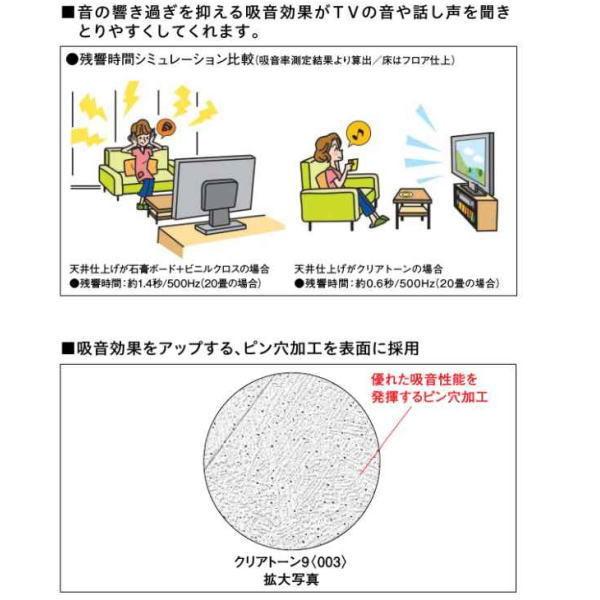 DAIKEN ダイロートン 音響健康快適天井材 クリアトーン9 303×606mm 9mm