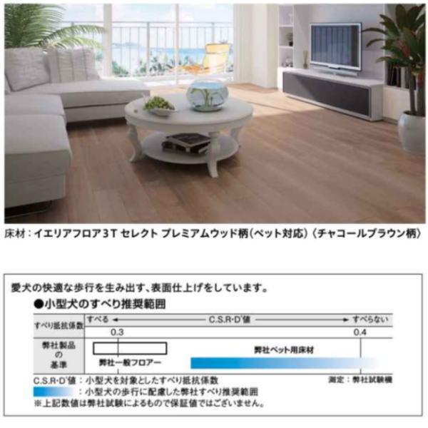 DAIKEN リフォーム用床材 イエリアフロア3T セレクト プレミアム