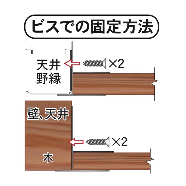 ダンドリビス 下地取付金具 下地一発F-12mm 壁・天井万能タイプ 専用 