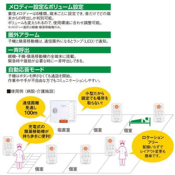 DXデルカテック ワイヤレストークオプション 簡易移動機 : イーヅカ