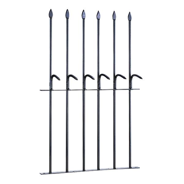 エイト 忍び返し１型 鉄製 1段 黒 高600mm H1002 | 