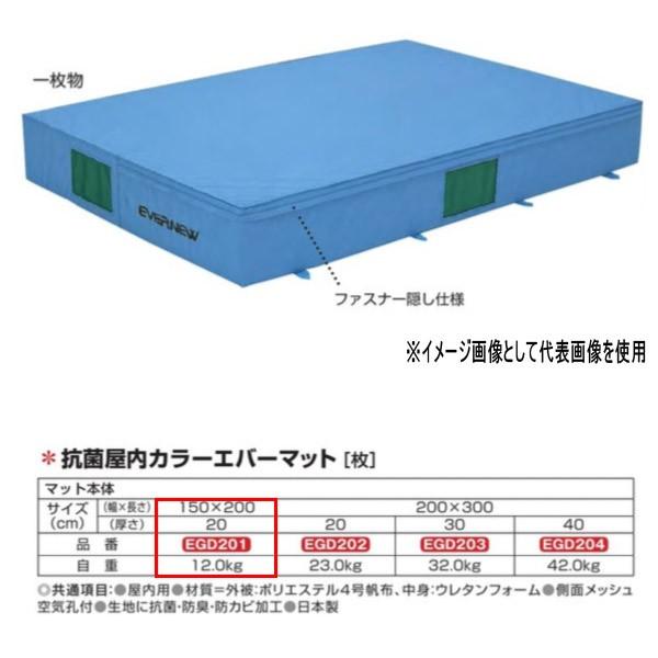 エバニュー 抗菌 屋内 カラーエバーマット EGD201 150×200cm 20cm厚 | EVERNEW