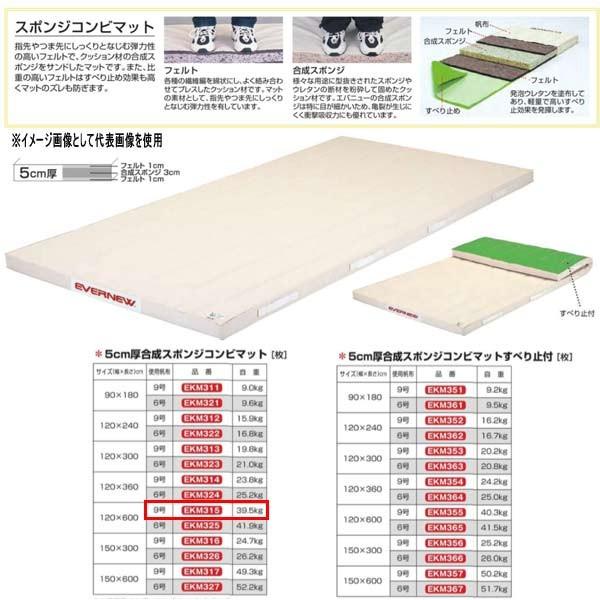 受注生産品・キャンセル不可】エバニュー(EVERNEW) 5cm厚合成スポンジ