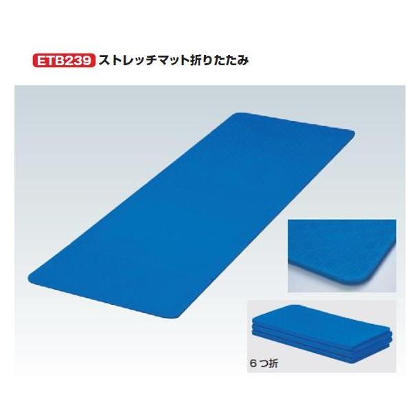 エバニュー ストレッチマット ストレッチマット折りたたみ 長さ180×幅60×厚さ1.5ｃｍ ETB239 1枚 | EVERNEW