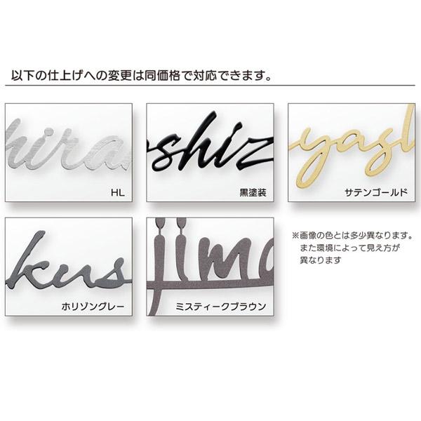 福彫 表札 タイニーサイン ステンレス切文字 欧文 KT-117 : イーヅカ