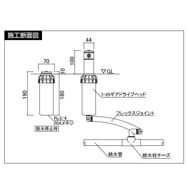 グローベン I-20ギアドライブヘッド フルサークル・パートサークル共通